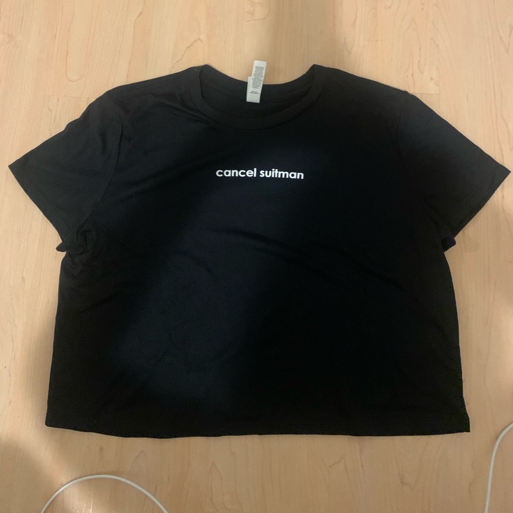 Call Her Daddy Cropped Cancel Suitman Tee